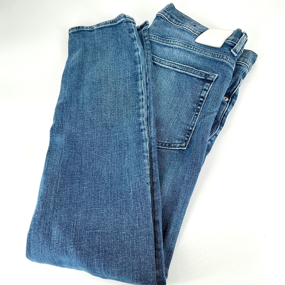MTWTFSS Weekday Friday Drifter Slim Jeans Mens Size 34 32 Medium Wash Blue Denim